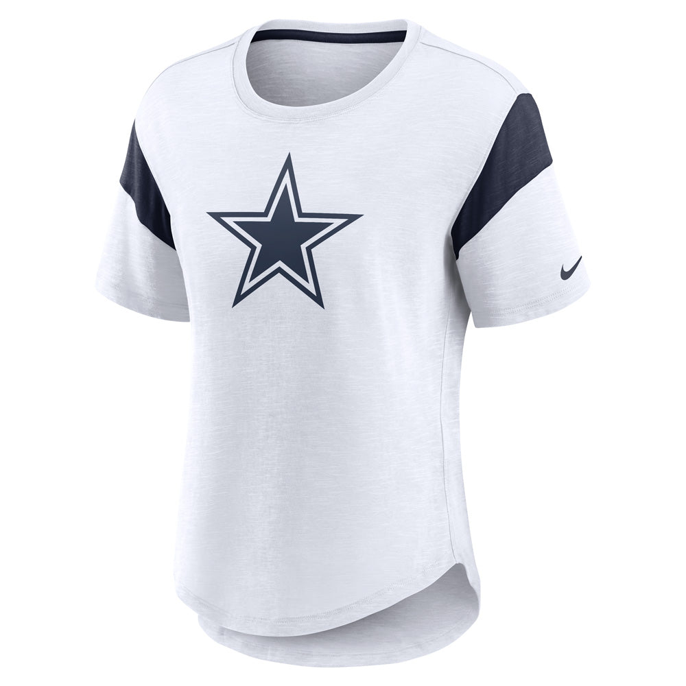 NFL Dallas Cowboys Women&#39;s Nike Logo Slub Fashion Top