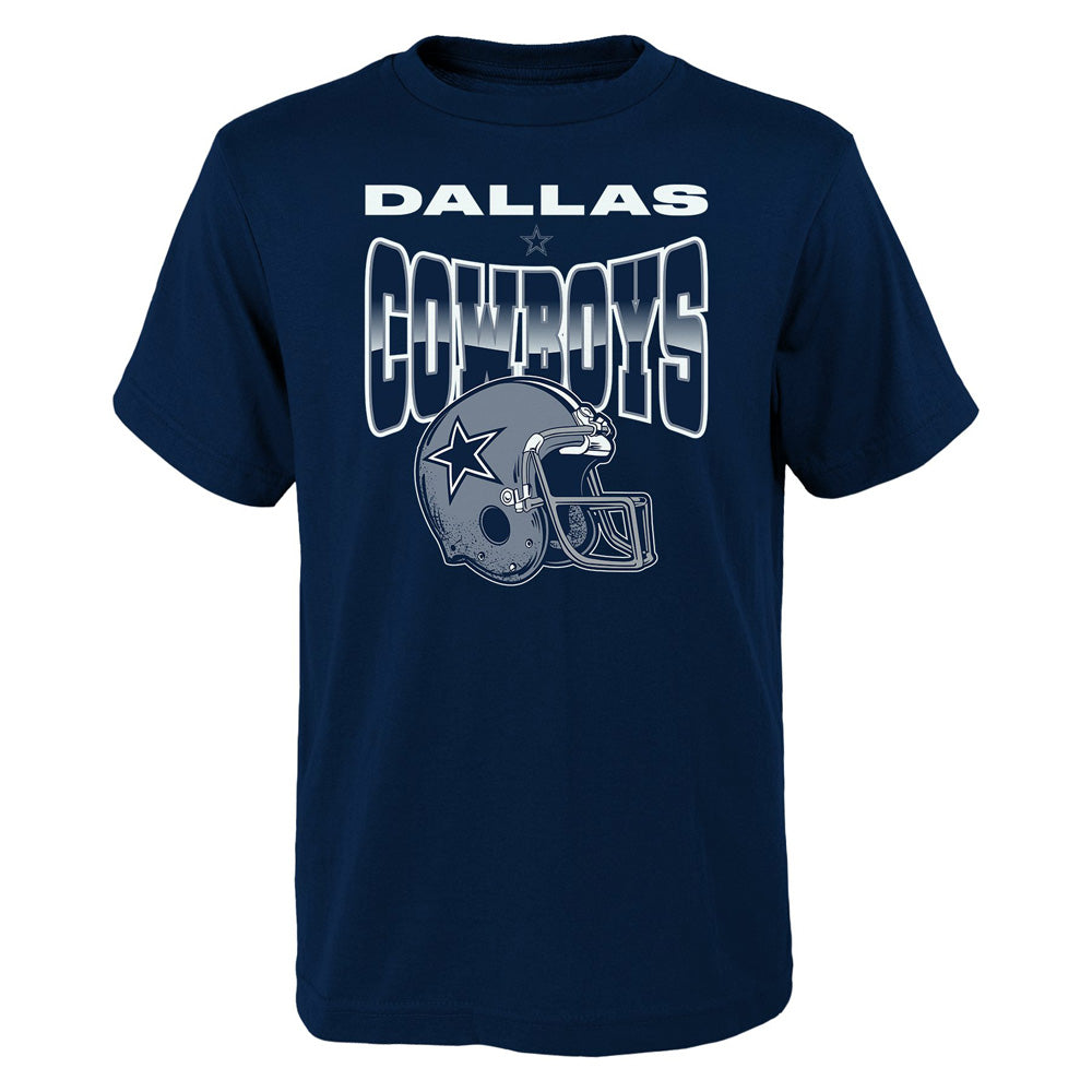NFL Dallas Cowboys Youth Heads Up T-Shirt - Navy