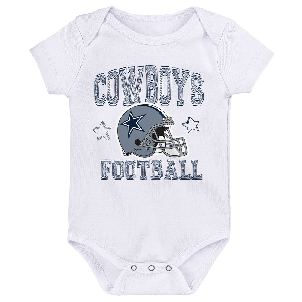 NFL Dallas Cowboys Infant Born to Be 3-Piece Onesie Set