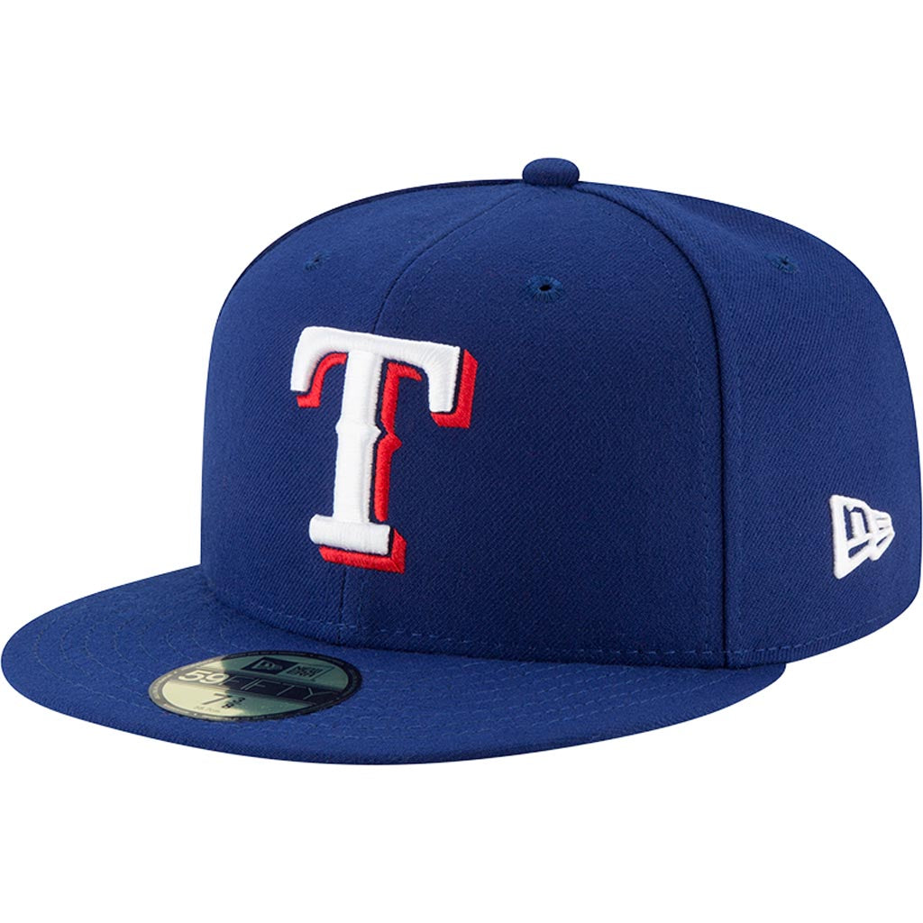 MLB Texas Rangers New Era Authentic Collection Home On-Field 59FIFTY Fitted Hat - Blue