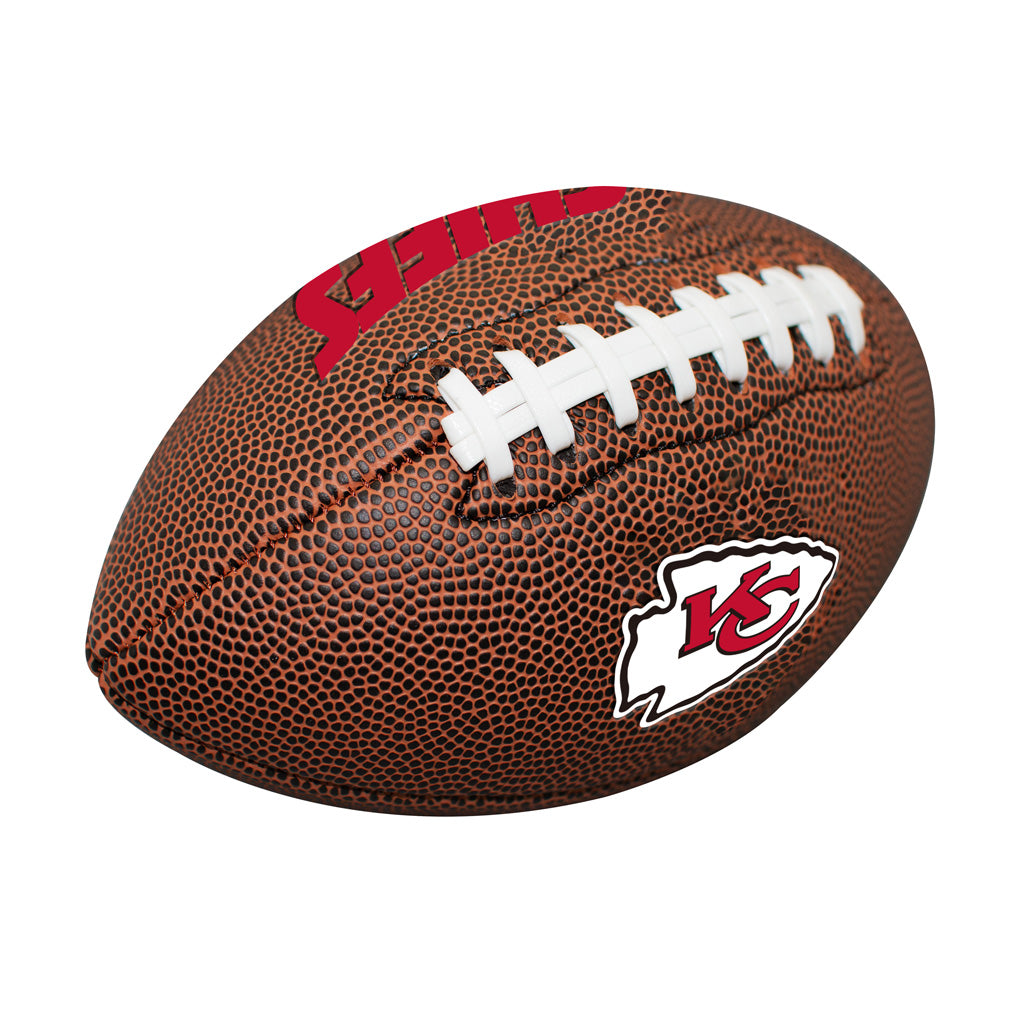 NFL Kansas City Chiefs Logo Brands Mini Composite Football - Brown