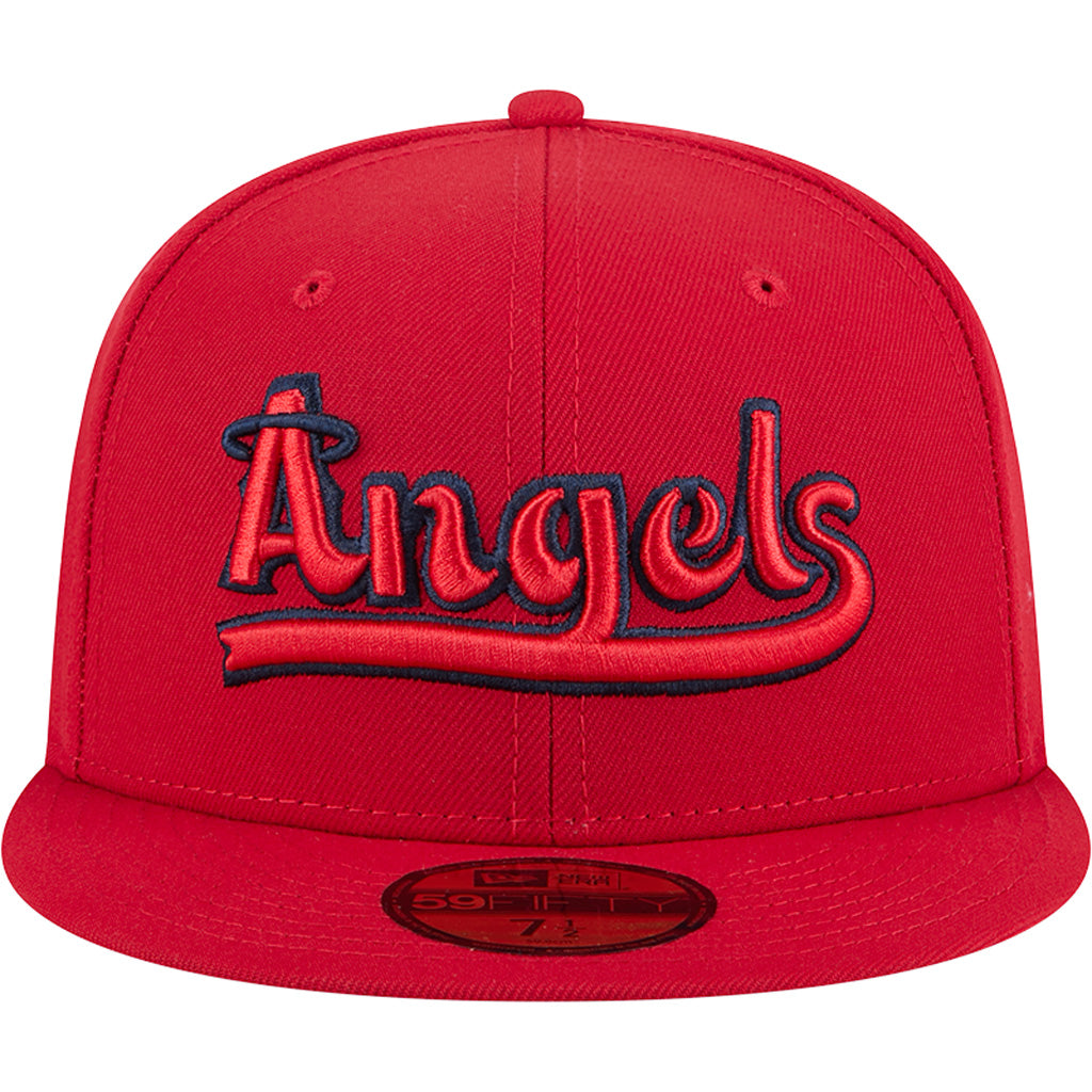 MLB Los Angeles Angels New Era City Connect Fan Pack 59FIFTY Fitted Hat - Red