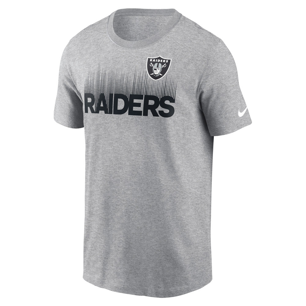 NFL Las Vegas Raiders Nike Local Essential T-Shirt - Heather Gray