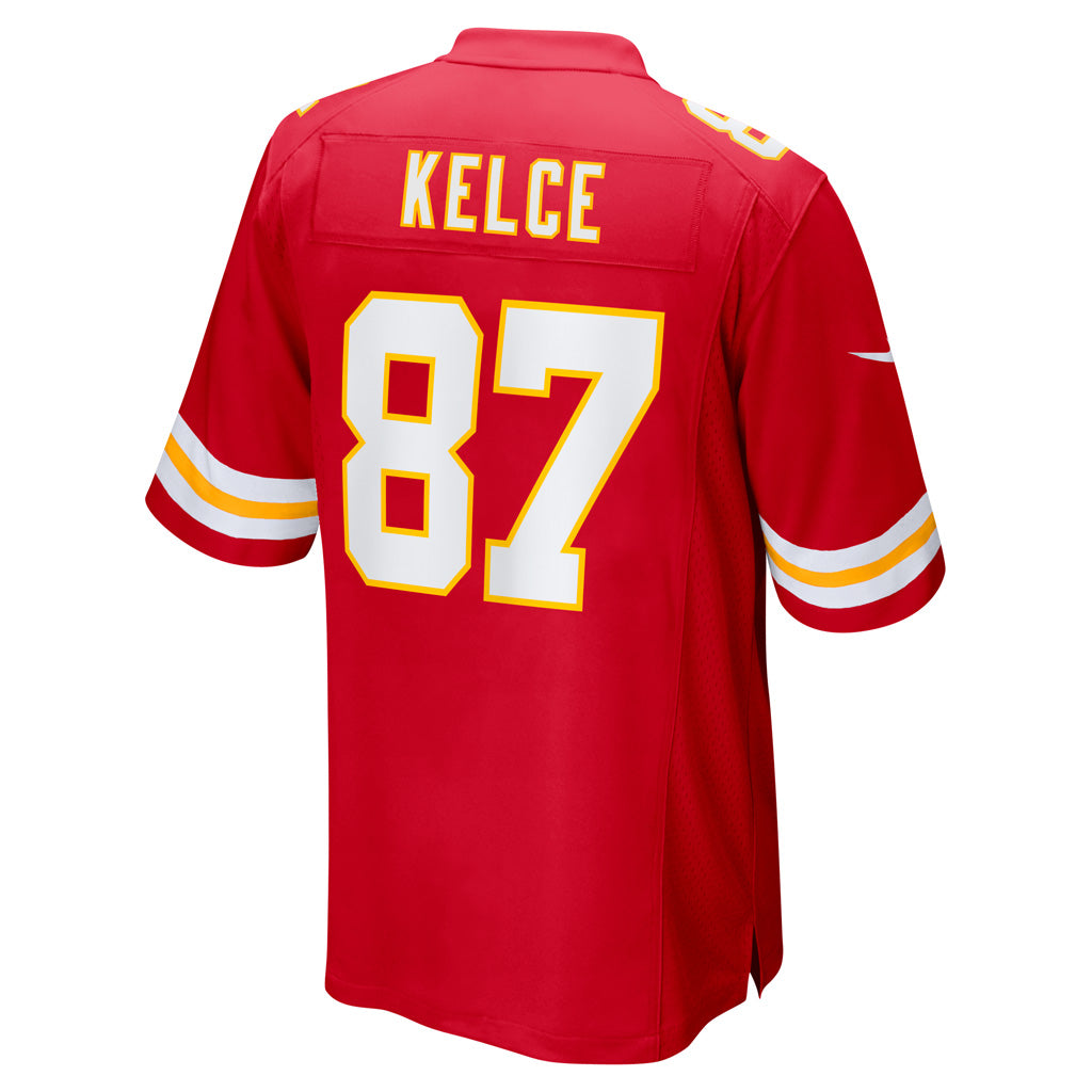 NFL Kansas City Chiefs Travis Kelce Nike Home Game Jersey - Red