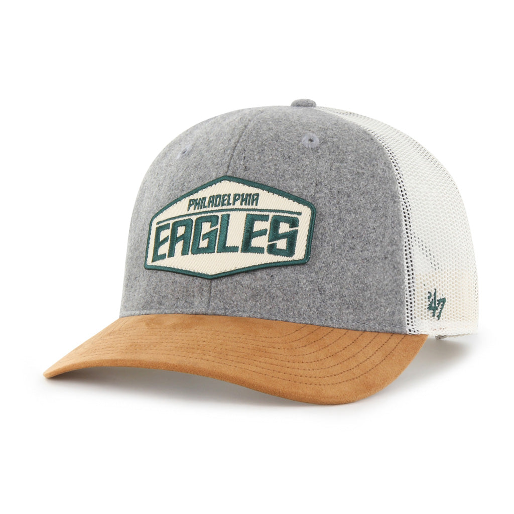 Philadelphia Eagles '47 Drover Trucker Adjustable Hat - Gray
