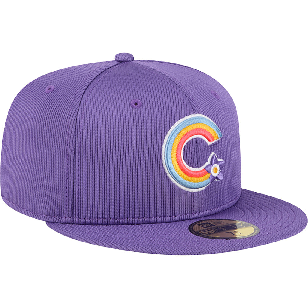 MLB Colorado Rockies New Era 2025 City Connect Batting Practice 59FIFTY Fitted Hat - Purple