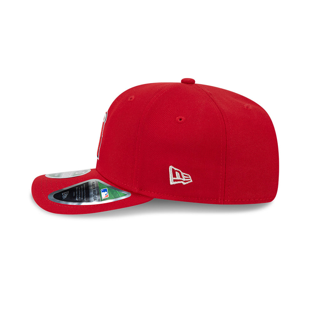 MLB Los Angeles Angels New Era Player Replica 9SEVENTY Stretch-Snapback Hat - Red