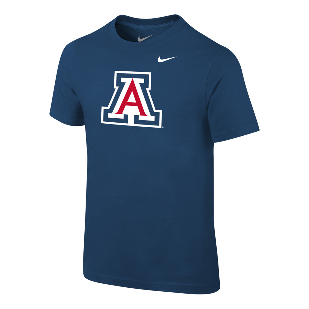 NCAA Arizona Wildcats Kid Primary Core Cotton Essential T-Shirt - Navy