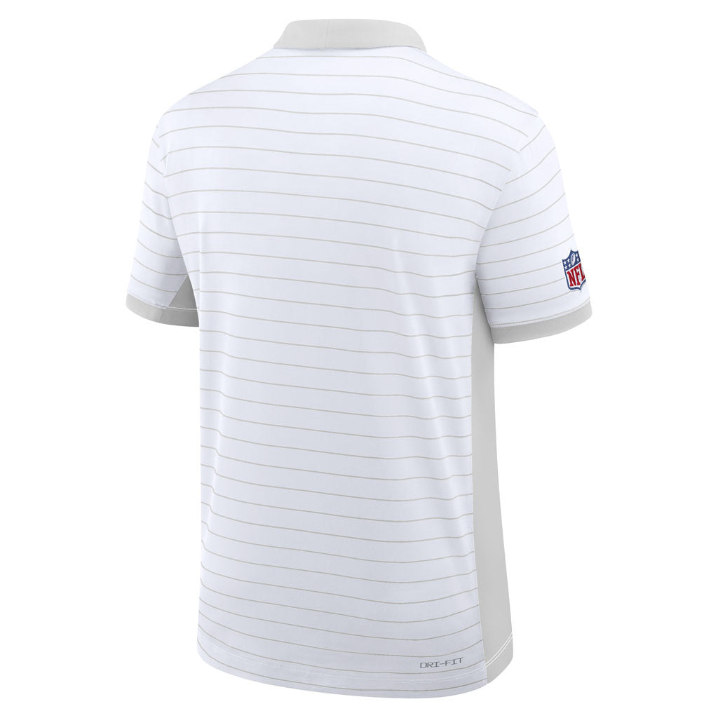 NFL Dallas Cowboys Nike 2026 Dri-FIT Striped Polo - White