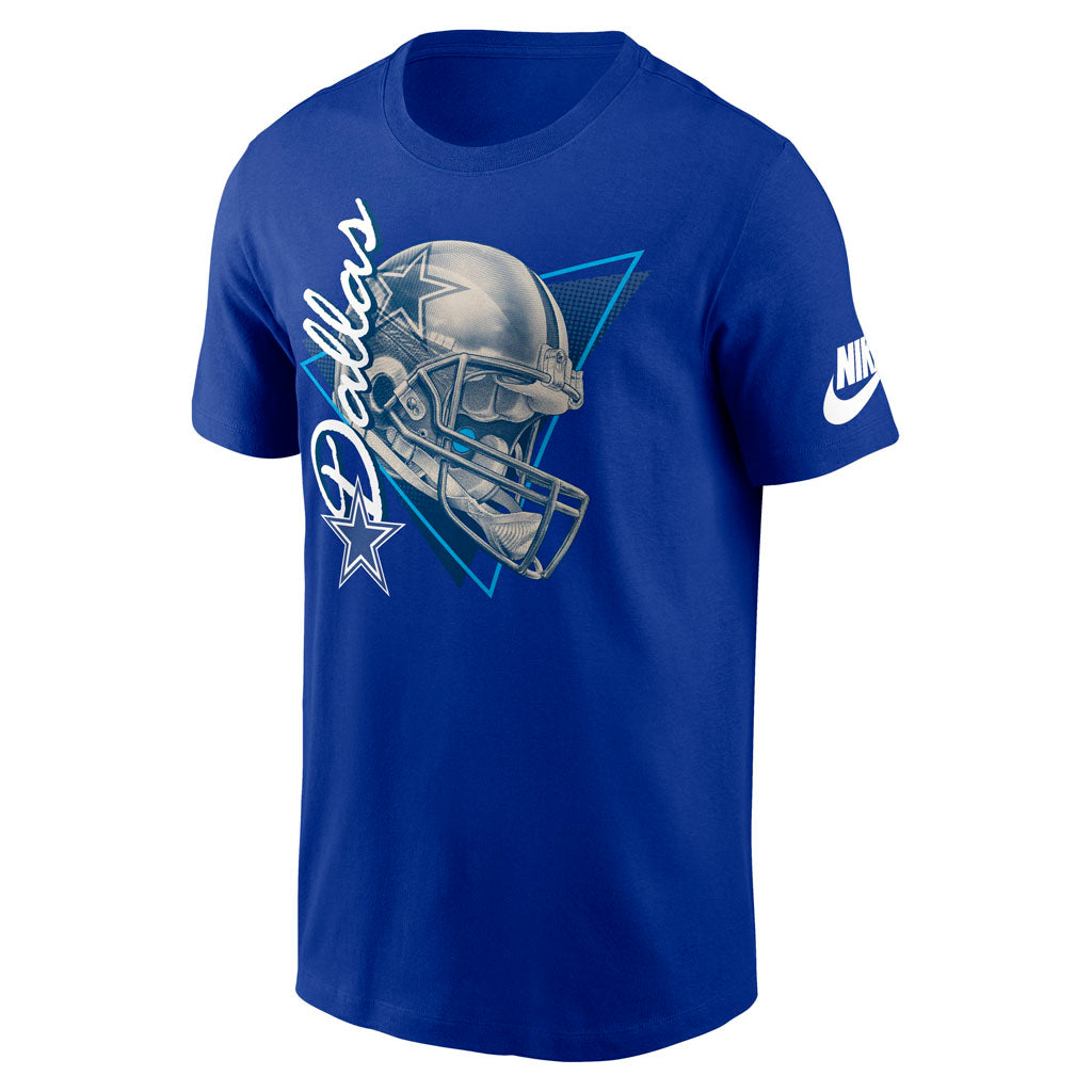 NFL Dallas Cowboys Nike Rewind Helmet T-Shirt