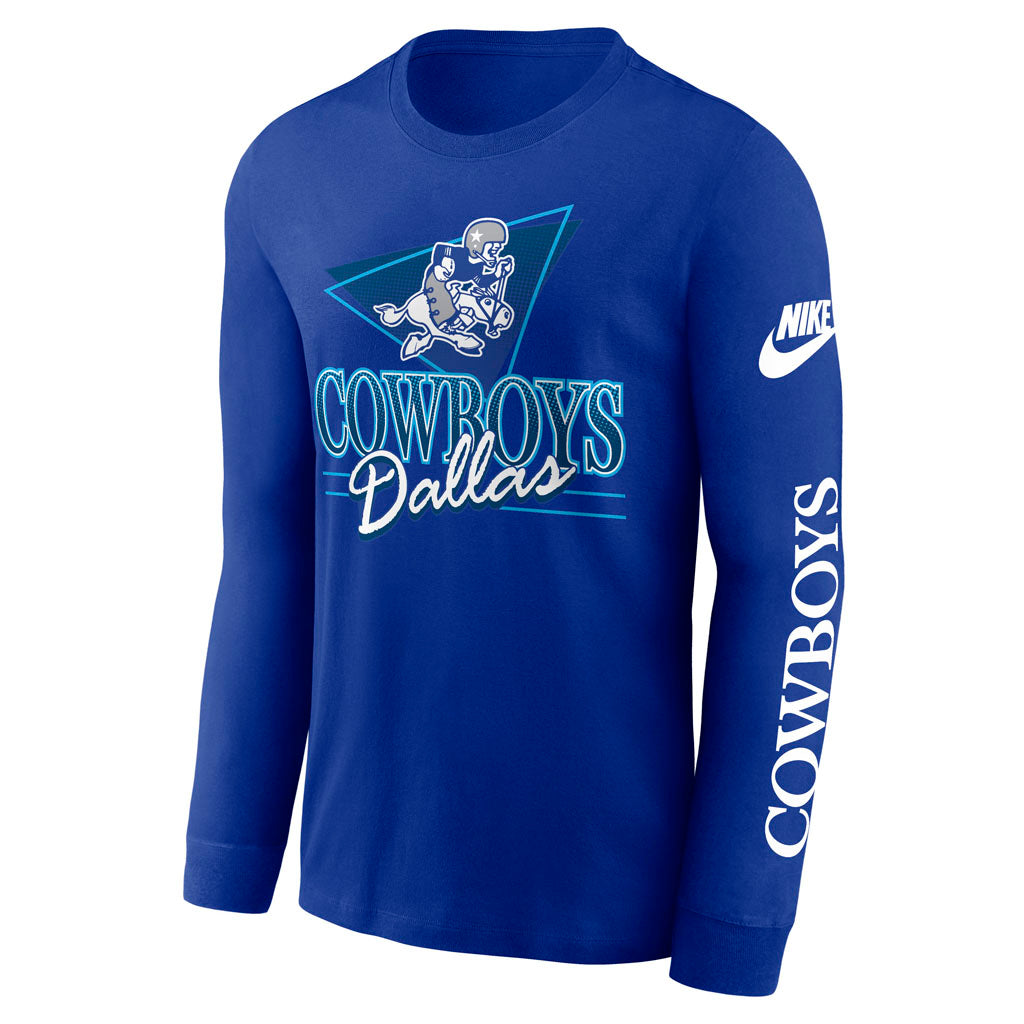NFL Dallas Cowboys Nike Rewind Cotton Long Sleeve T-Shirt