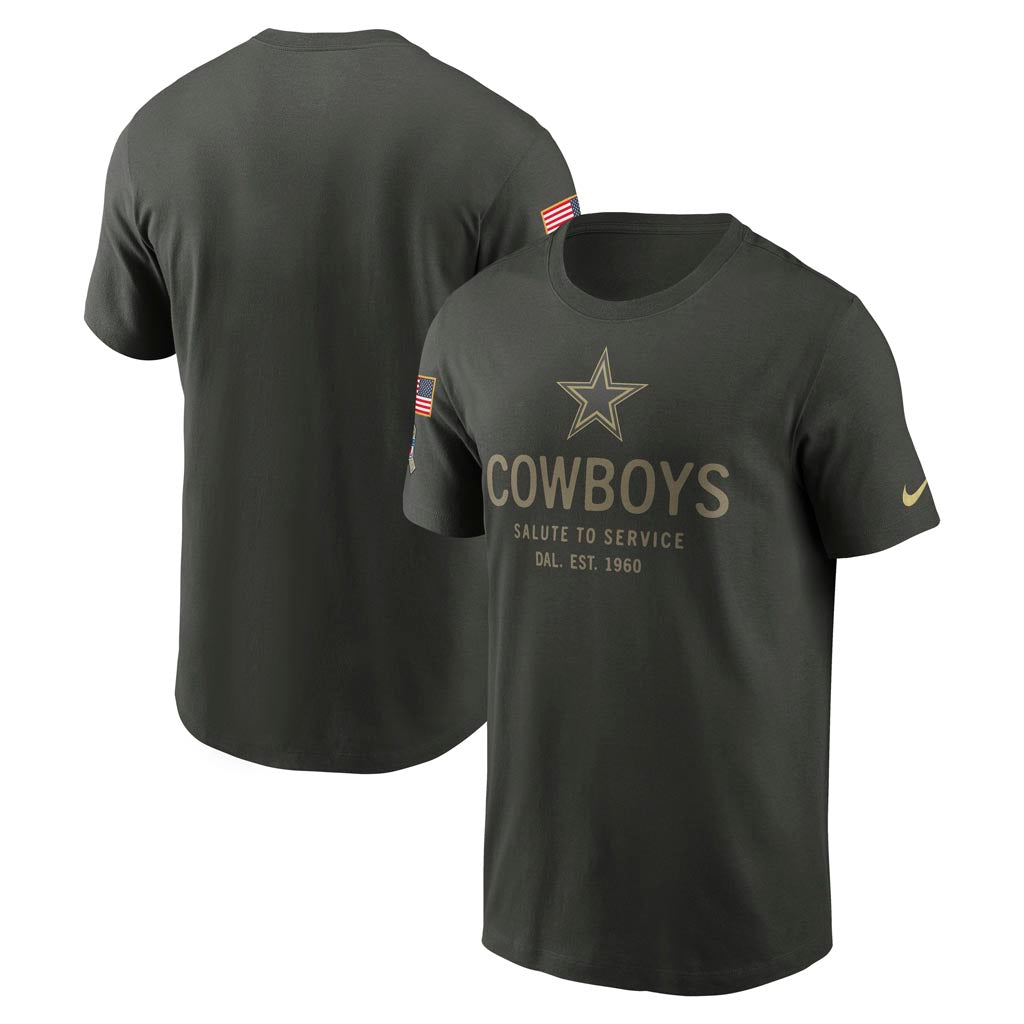 NFL Dallas Cowboys Nike 2025 Salute to Service Legend T-Shirt - Green