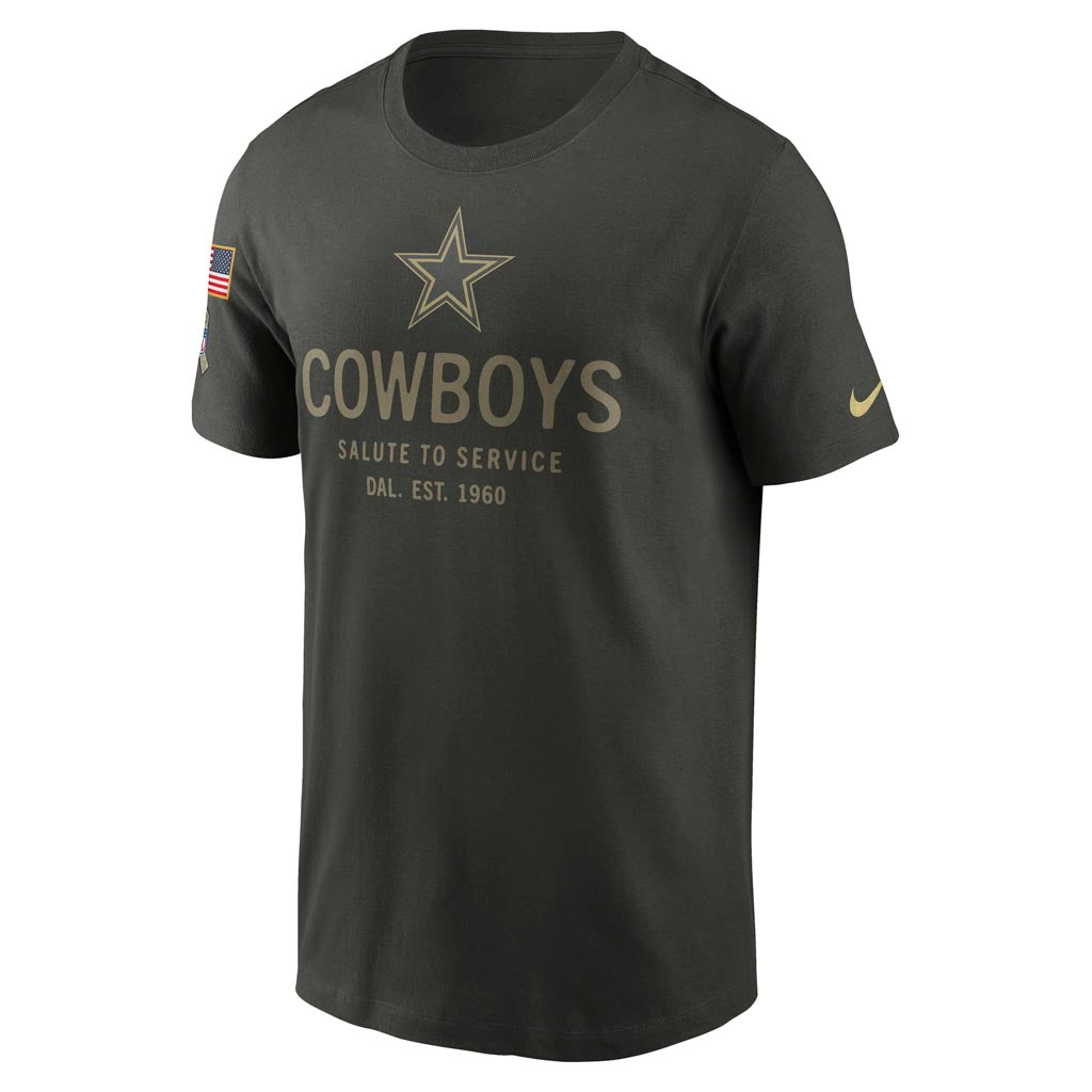 NFL Dallas Cowboys Nike 2025 Salute to Service Legend T-Shirt - Green