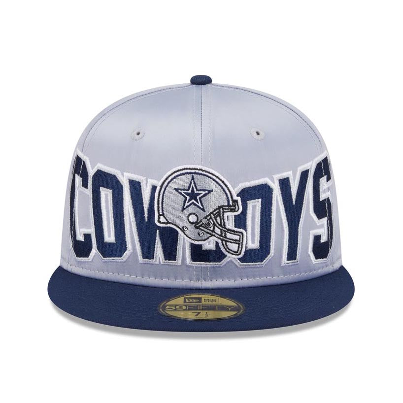 NFL Dallas Cowboys New Era Satin 59FIFTY Fitted Hat - Gray
