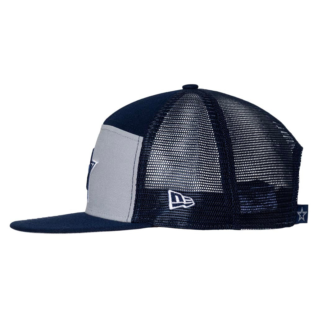 NFL Dallas Cowboys New Era Outdoor 9FIFTY Split Panel Snapback Hat - Gray