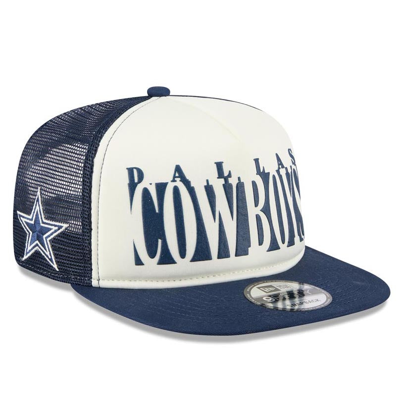 NFL Dallas Cowboys New Era Team Cutout 9FIFTY A-Frame Snapback Hat - Navy