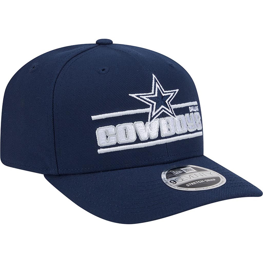 NFL Dallas Cowboys New Era Stated 9SEVENTY Stretch-Snapback Hat - Navy