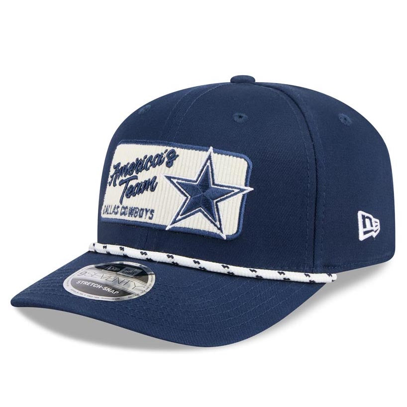 NFL Dallas Cowboys New Era Chant 9SEVENTY Stretch Snap Hat - Navy
