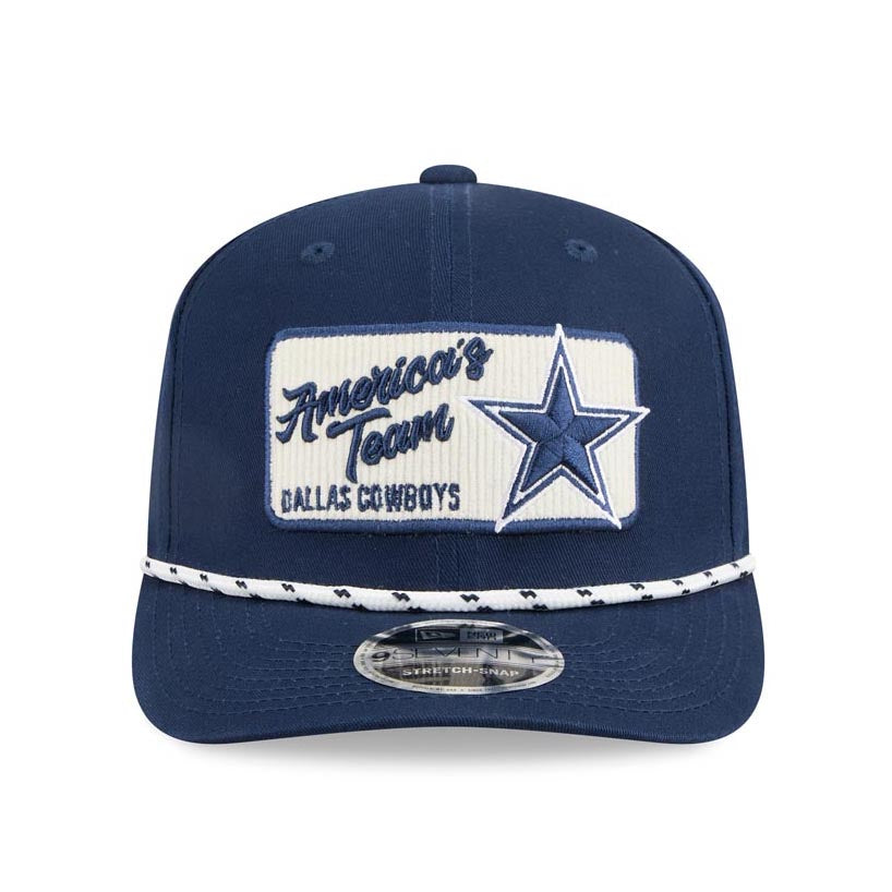 NFL Dallas Cowboys New Era Chant 9SEVENTY Stretch Snap Hat - Navy