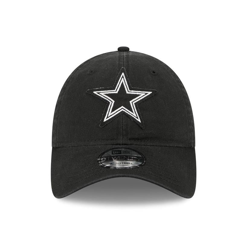 NFL Dallas Cowboys New Era Stamp 9TWENTY Adjustable Hat - Black