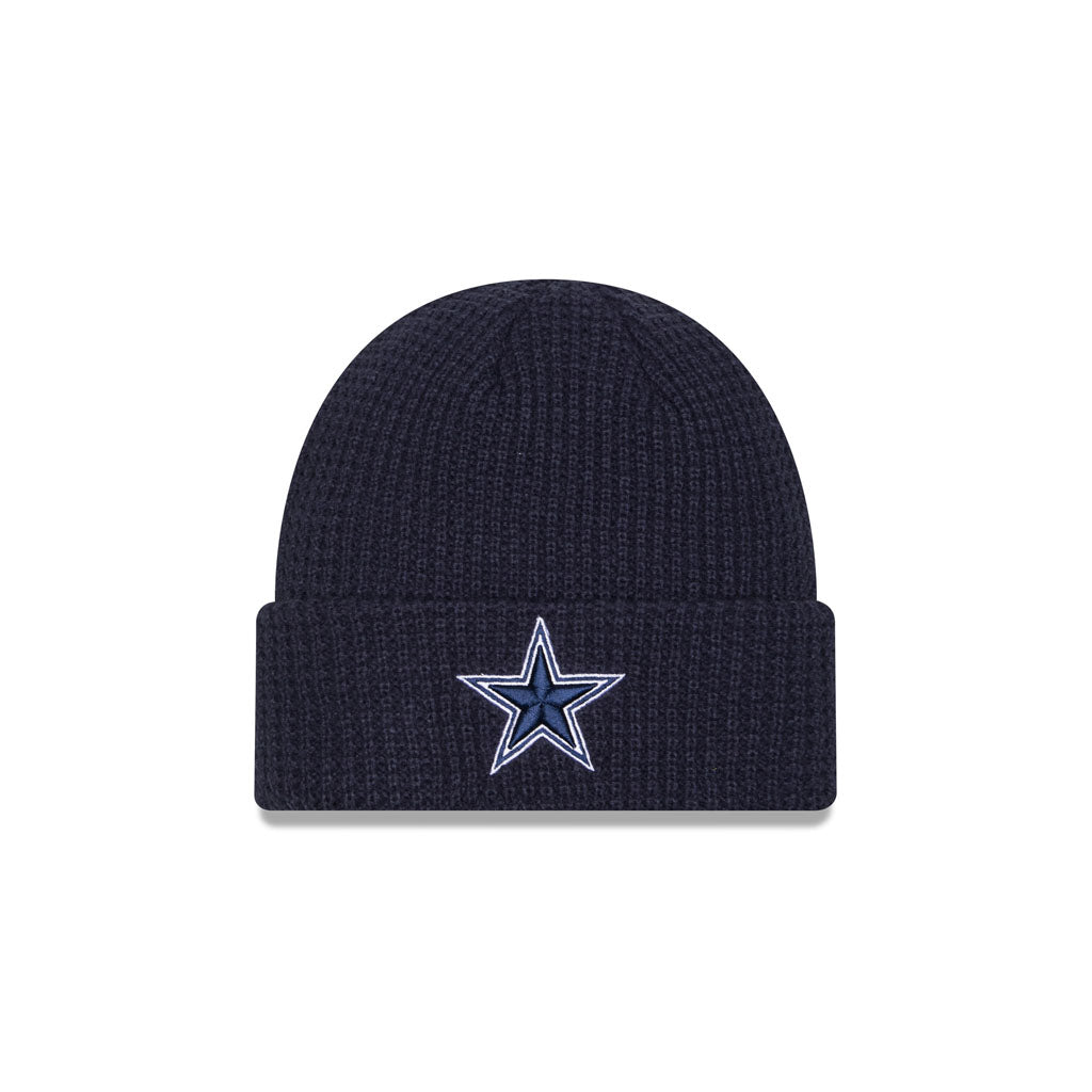 NFL Dallas Cowboys New Era Waffle Knit Hat - Navy