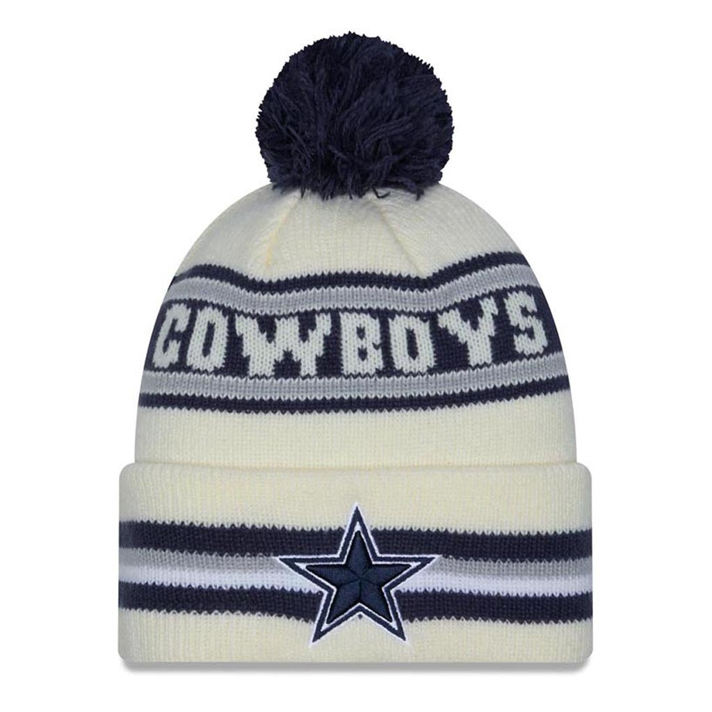 NFL Dallas Cowboys New Era Classic Knit Beanie Hat - Cream
