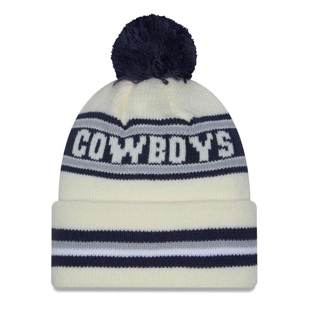 NFL Dallas Cowboys New Era Classic Knit Beanie Hat - Cream