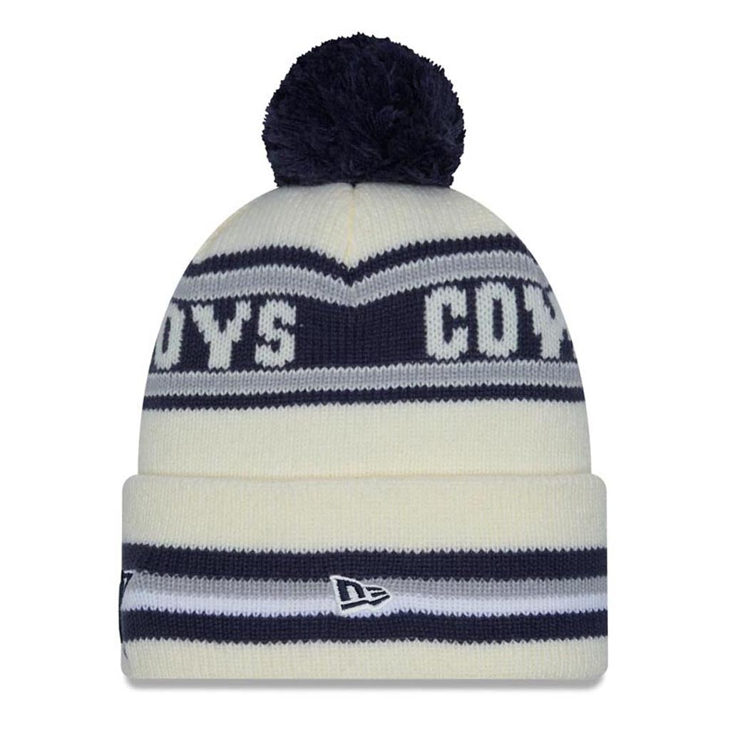NFL Dallas Cowboys New Era Classic Knit Beanie Hat - Cream