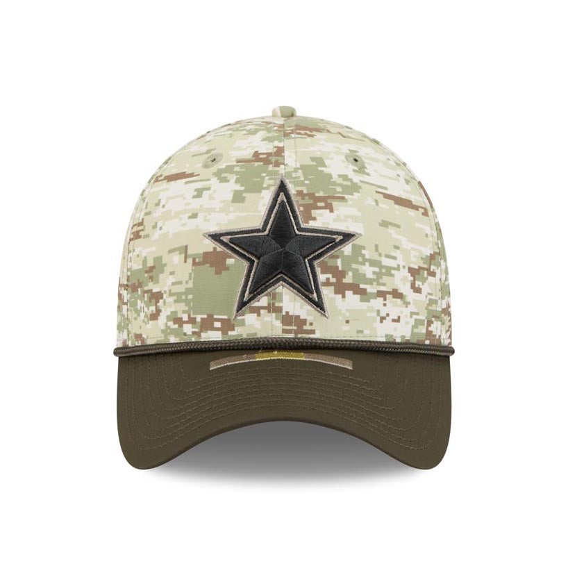 NFL Dallas Cowboys New Era 2025 Salute to Service Digi Camo 39THIRTY Flex Fit Hat - Camo