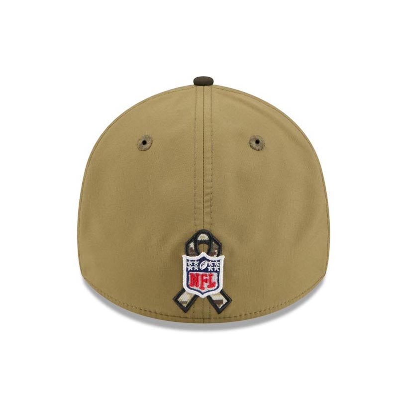 NFL Dallas Cowboys New Era 2025 Salute to Service 39THIRTY Flex Fit Hat - Green