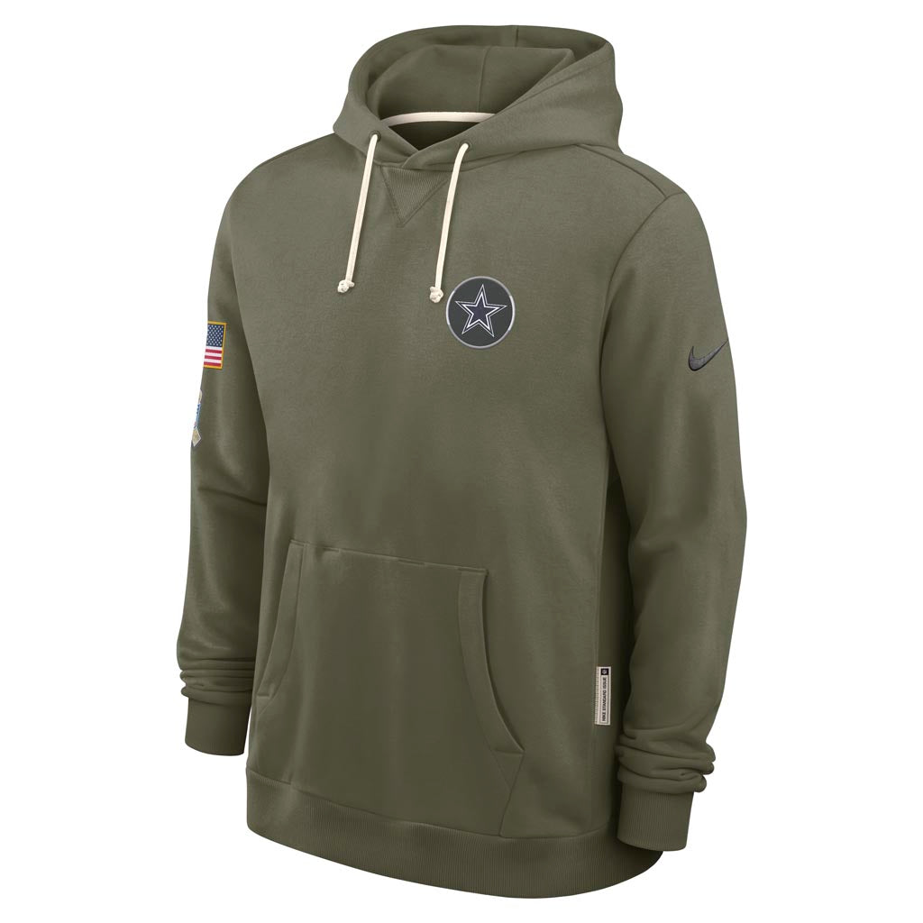 NFL Dallas Cowboys Nike 2025 Salute to Service Pullover Hoodie - Green