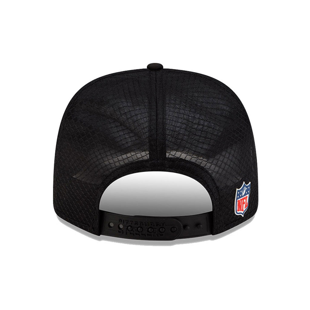 NFL Pittsburgh Steelers New Era 2025 Sideline 9SEVENTY Stretch-Snapback Hat - Black