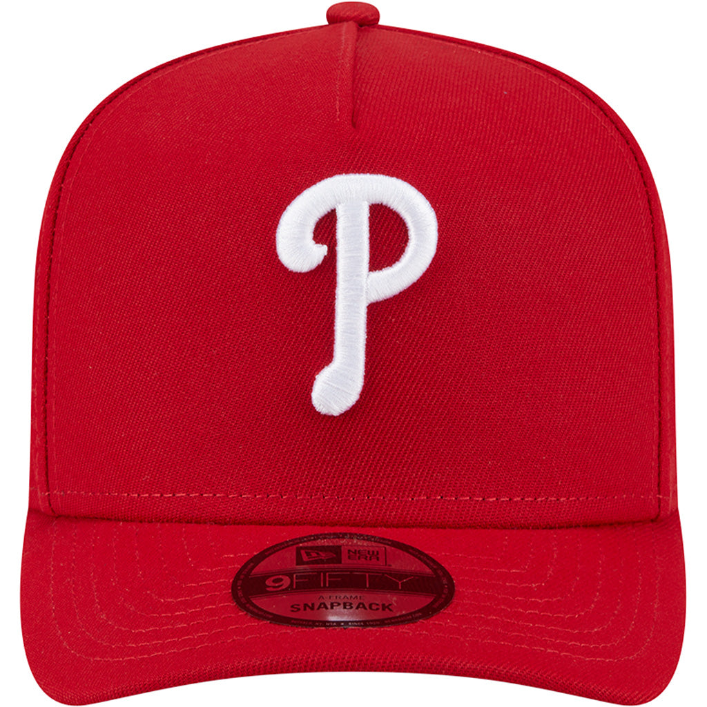 MLB Philadelphia Phillies New Era OTC 9FIFTY A-Frame Hat - Red