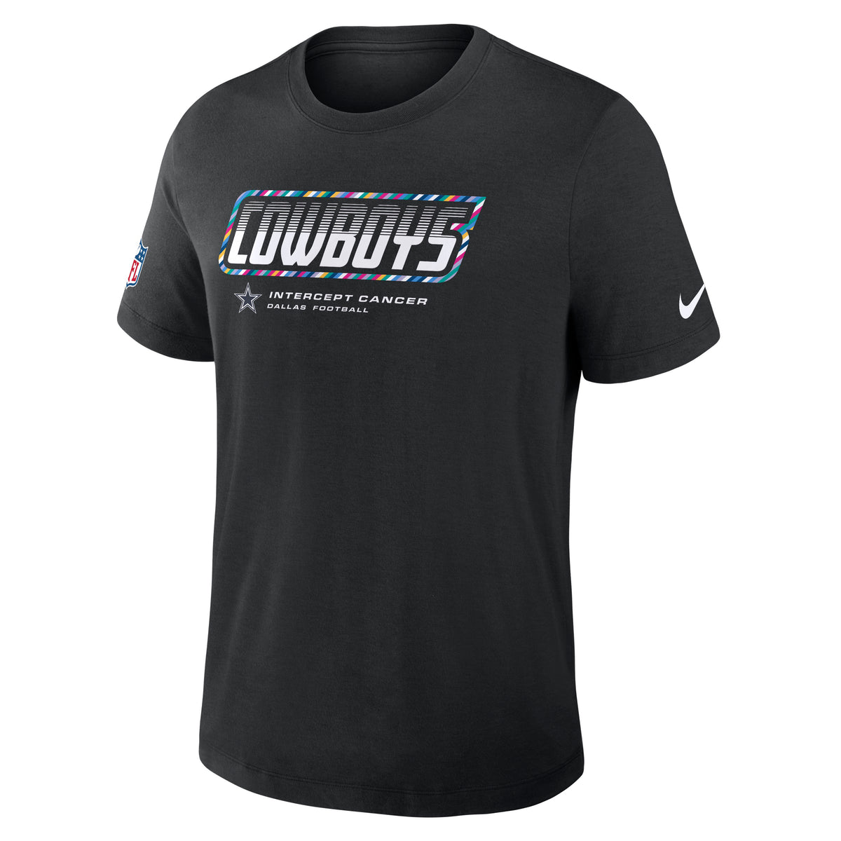 NFL Dallas Cowboys Nike 26 Crucial Catch Triblend T-Shirt- Black