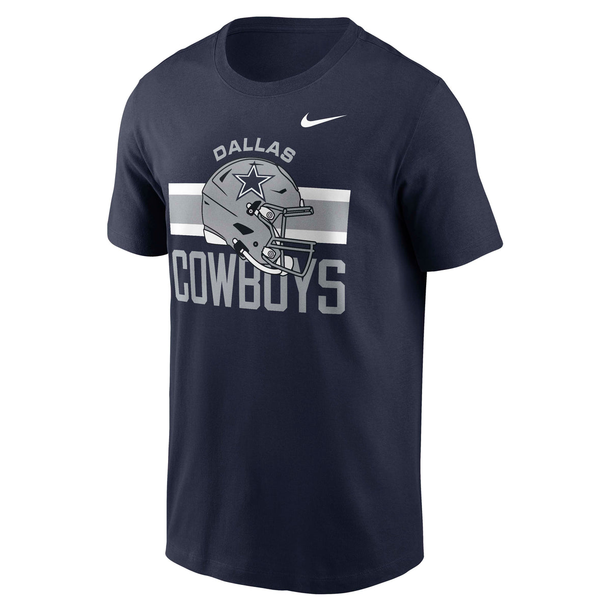 NFL Dallas Cowboys Nike Reflex Play Helmet T-Shirt- Navy