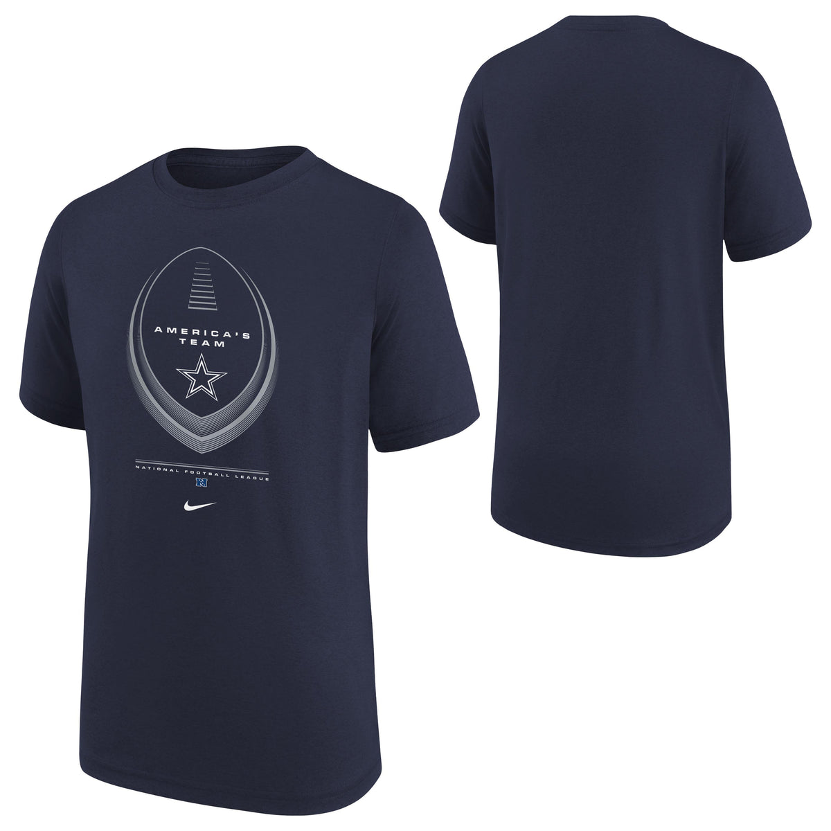 NFL Dallas Cowboys Youth Nike Icon Legend T-Shirt- Navy