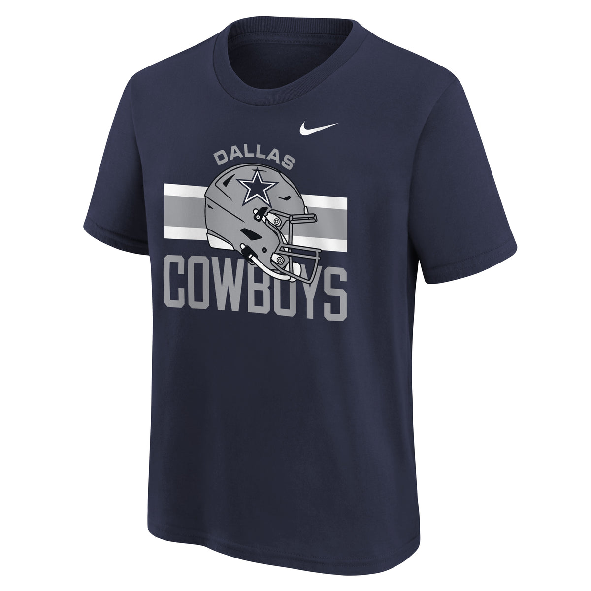 NFL Dallas Cowboys Youth Fanatics Helmet T-Shirt- Navy