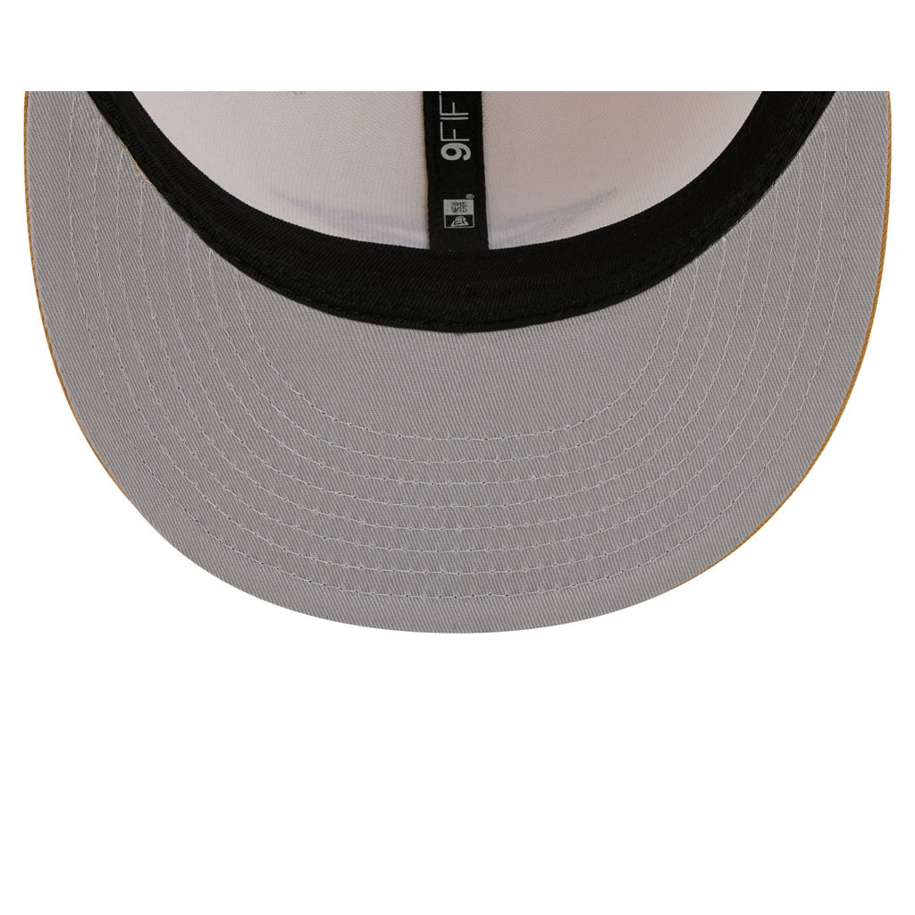 NFL Dallas Cowboys New Era Two-Tone Dusted 9FIFTY Snapback Hat - Light Cream