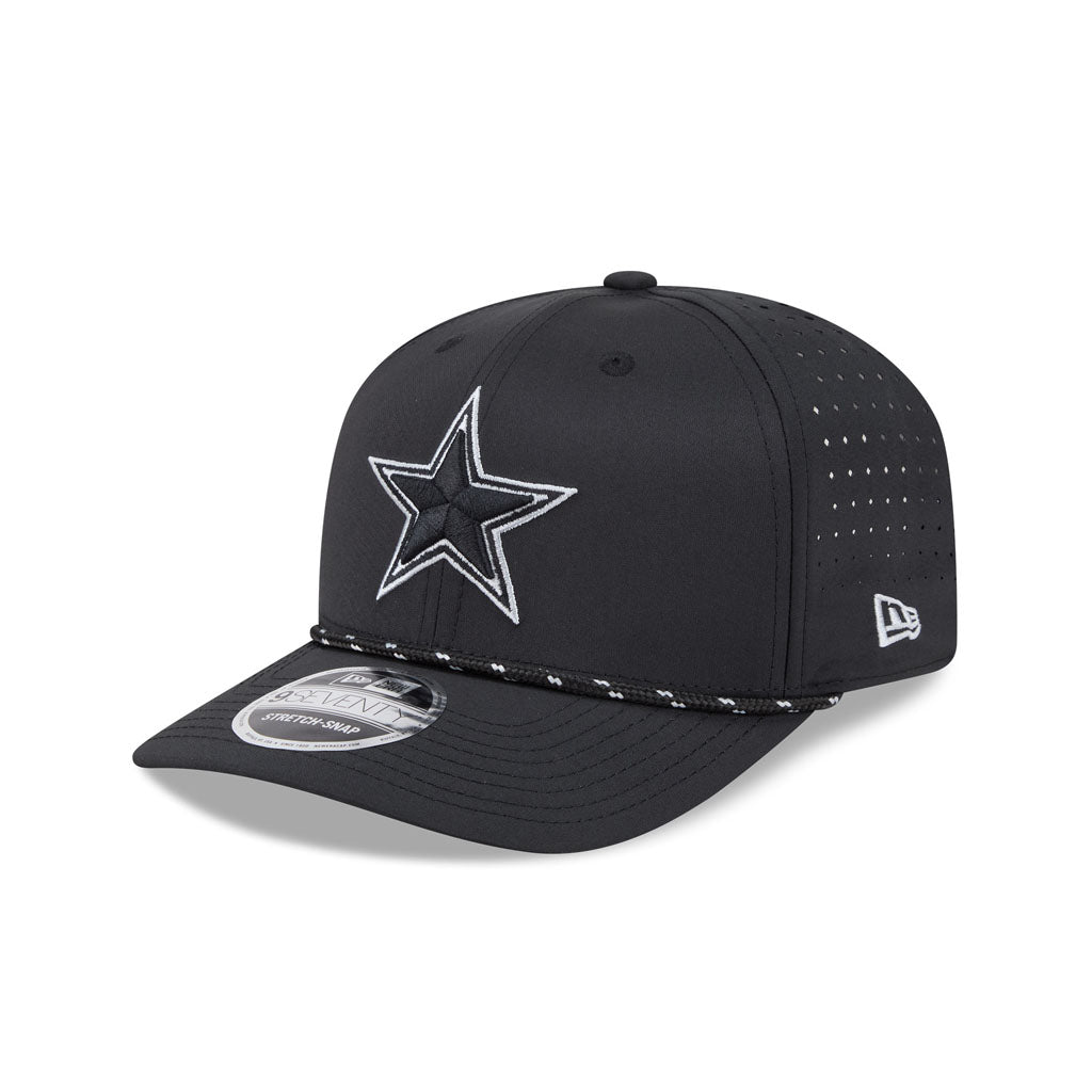 NFL Dallas Cowboys New Era Sports 9SEVENTY Stretch Snapback Hat - Black