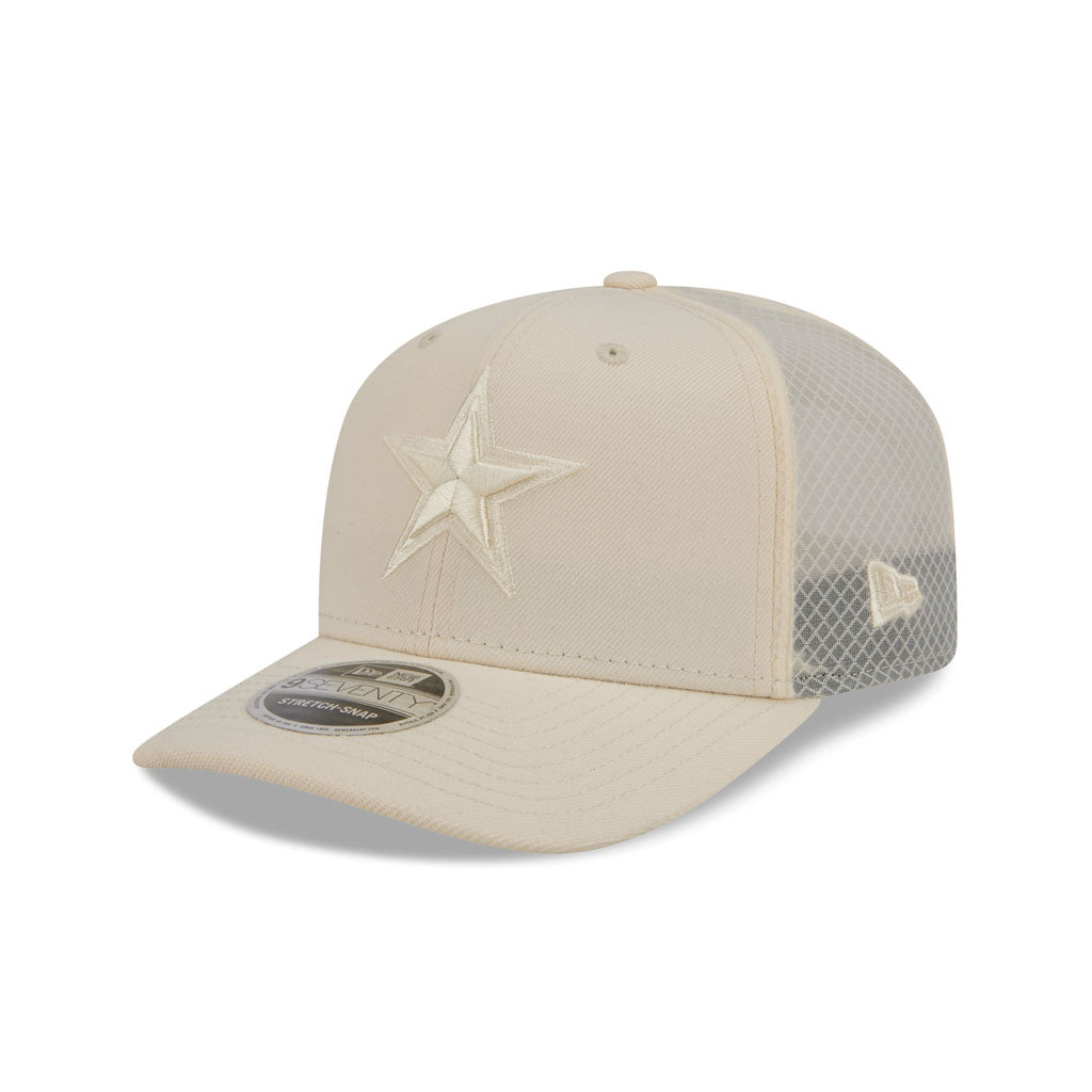 NFL Dallas Cowboys New Era Vanilla 9SEVENTY Stretch Snapback Hat - Light Cream