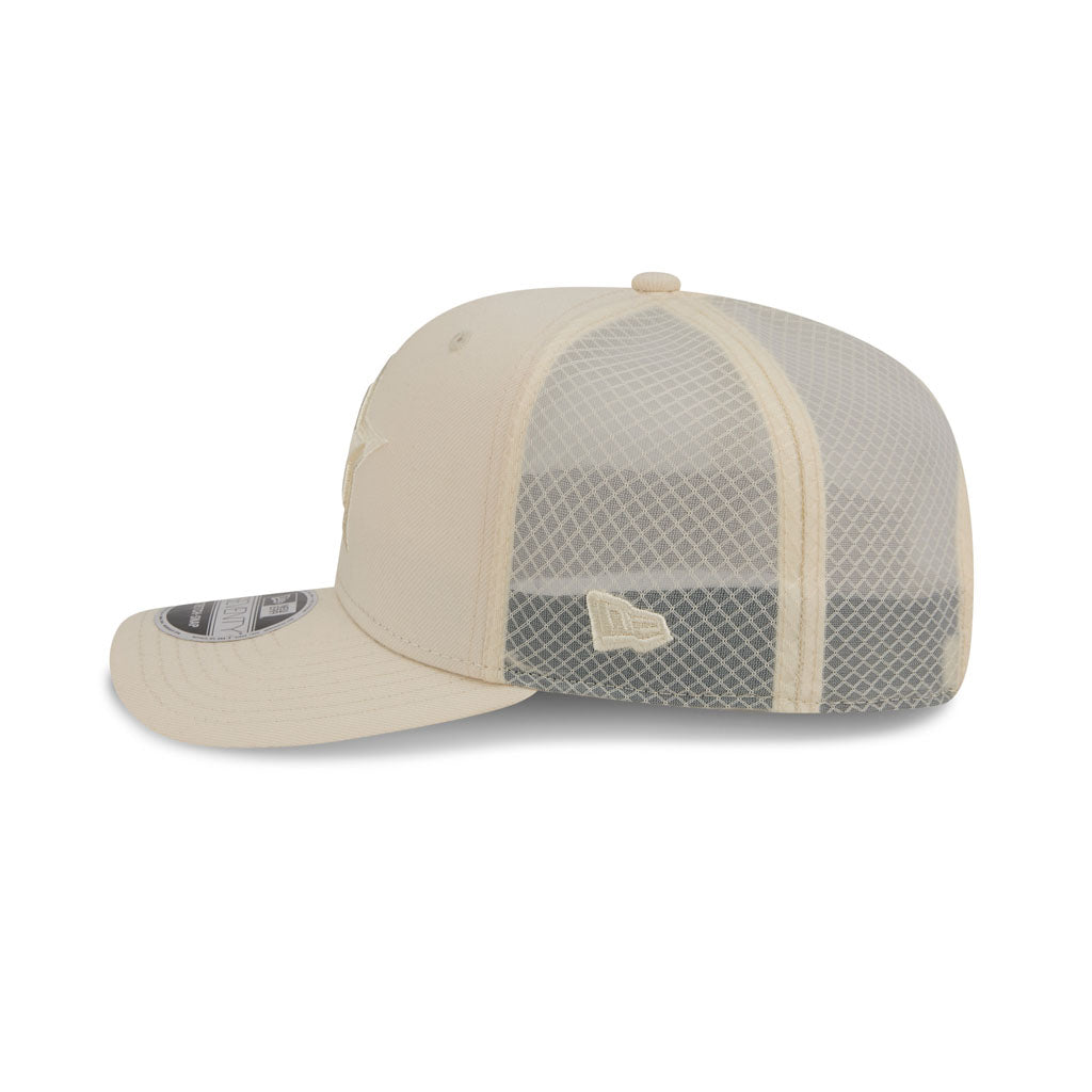 NFL Dallas Cowboys New Era Vanilla 9SEVENTY Stretch Snapback Hat - Light Cream