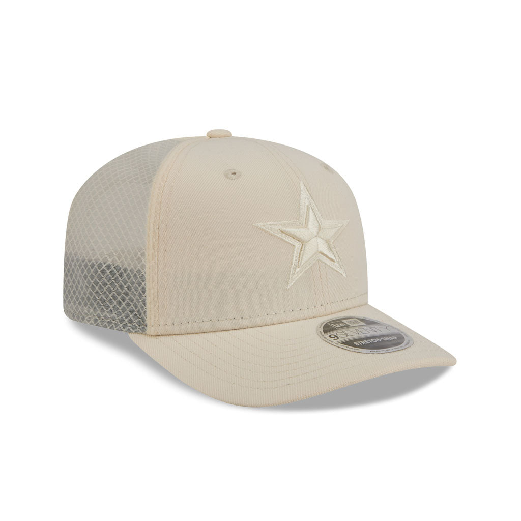 NFL Dallas Cowboys New Era Vanilla 9SEVENTY Stretch Snapback Hat - Light Cream