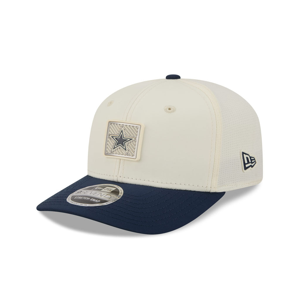 NFL Dallas Cowboys New Era 2026 Training 9SEVENTY Stretch Snapback Hat - Cream