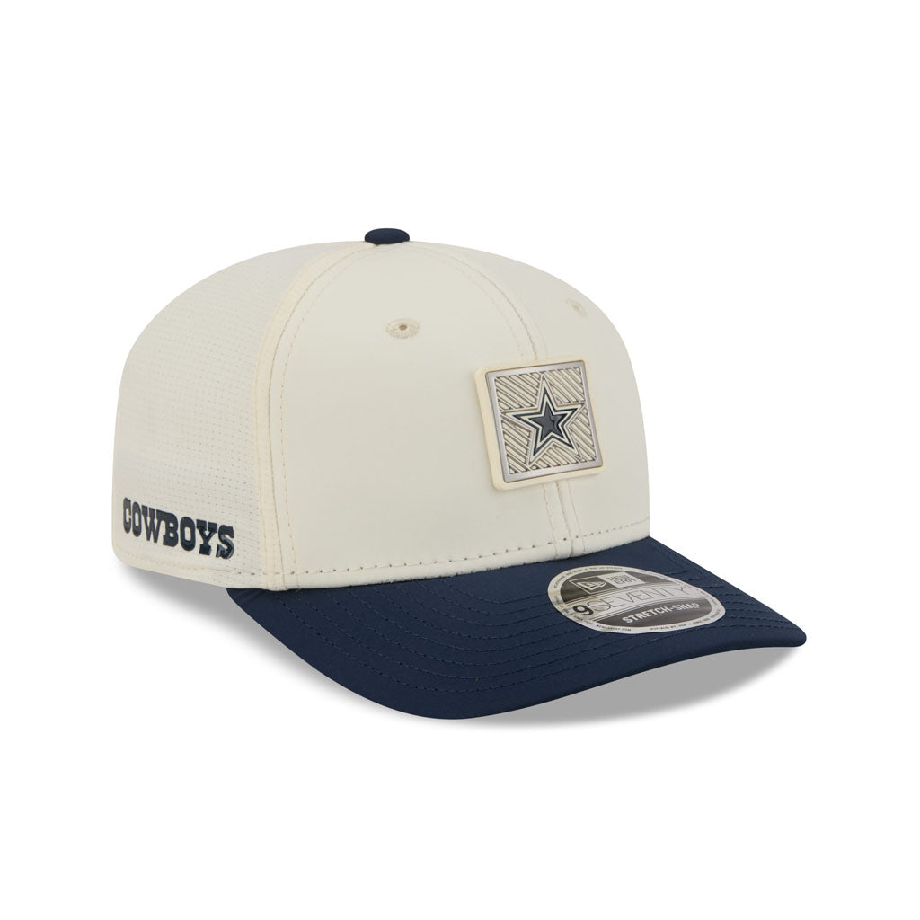 NFL Dallas Cowboys New Era 2026 Training 9SEVENTY Stretch Snapback Hat - Cream
