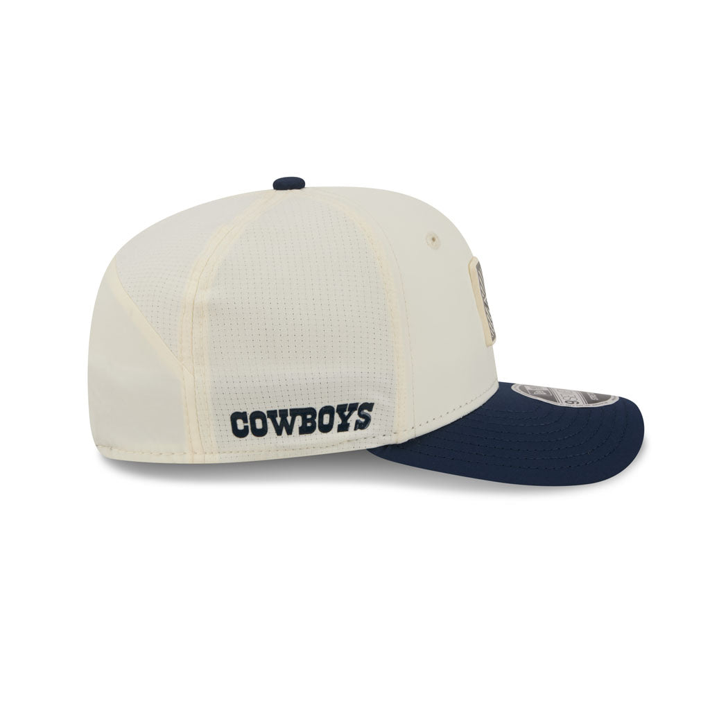 NFL Dallas Cowboys New Era 2026 Training 9SEVENTY Stretch Snapback Hat - Cream
