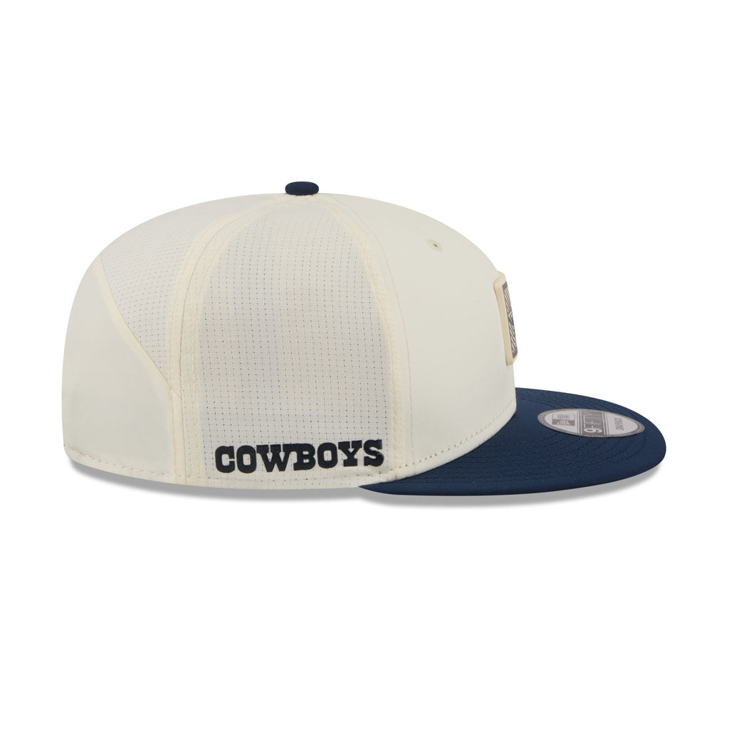 NFL Dallas Cowboys New Era 2026 Training 9FIFTY Snapback Hat - Cream