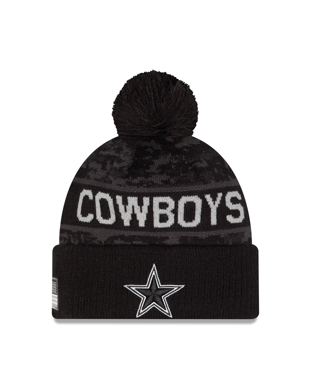NFL Dallas Cowboys New Era 2026 Salute to Service Knit- Black