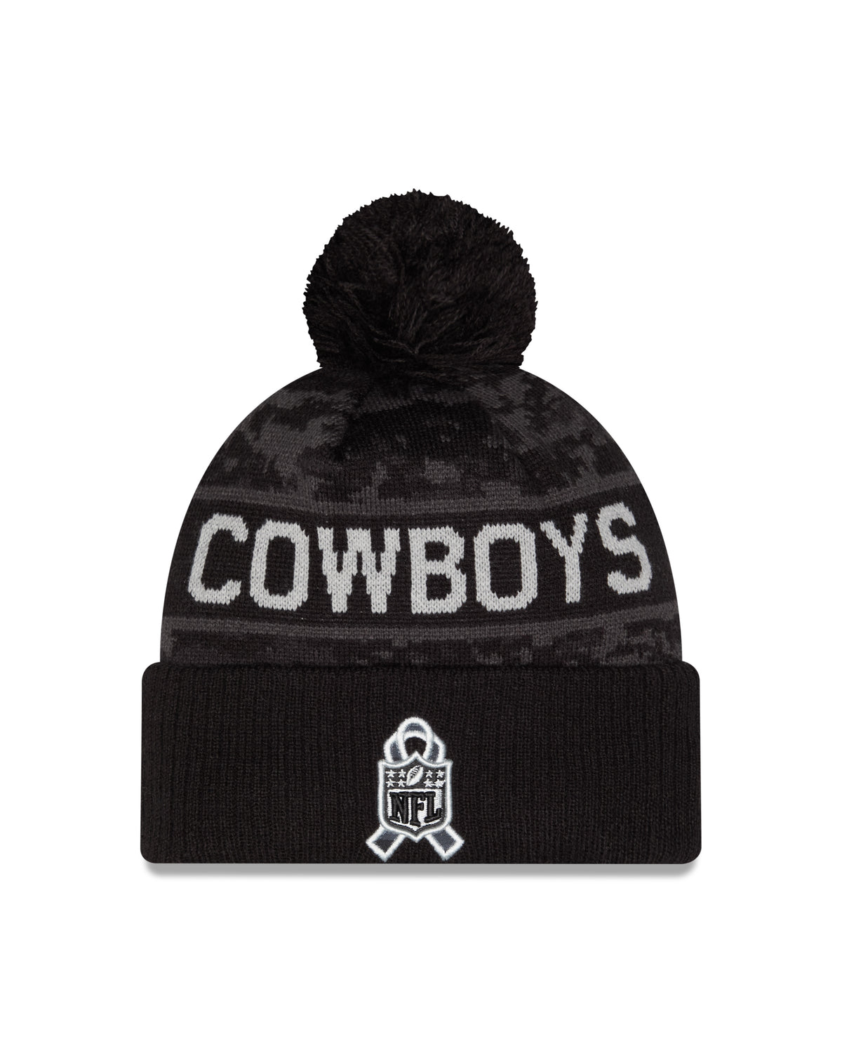 NFL Dallas Cowboys New Era 2026 Salute to Service Knit- Black