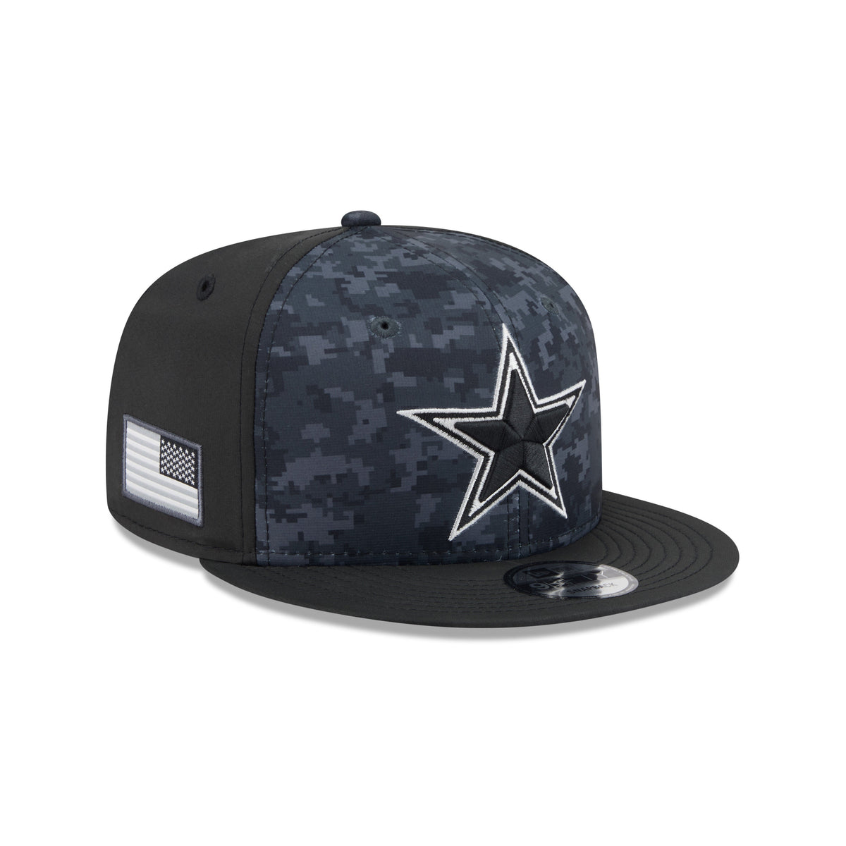 NFL Dallas Cowboys New Era 2026 Salute to Service 9FIFTY Snapback Hat- Black