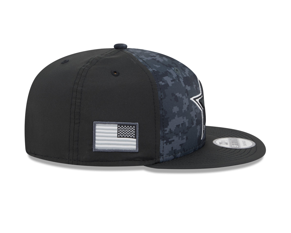 NFL Dallas Cowboys New Era 2026 Salute to Service 9FIFTY Snapback Hat- Black